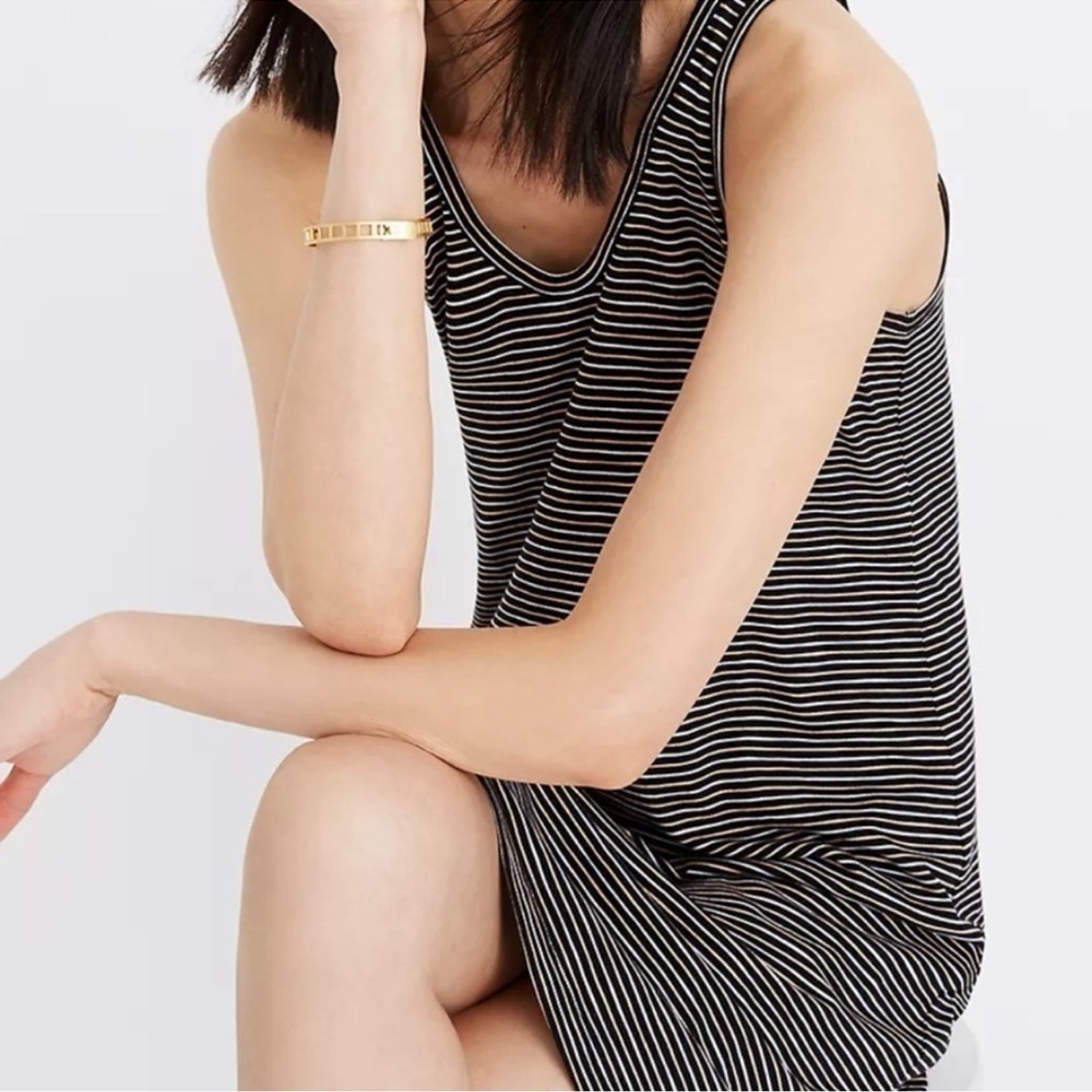 Madewell scoop neck knit tank dress